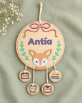 Natalicio Personalizado de Madera - Sueños del Bosque