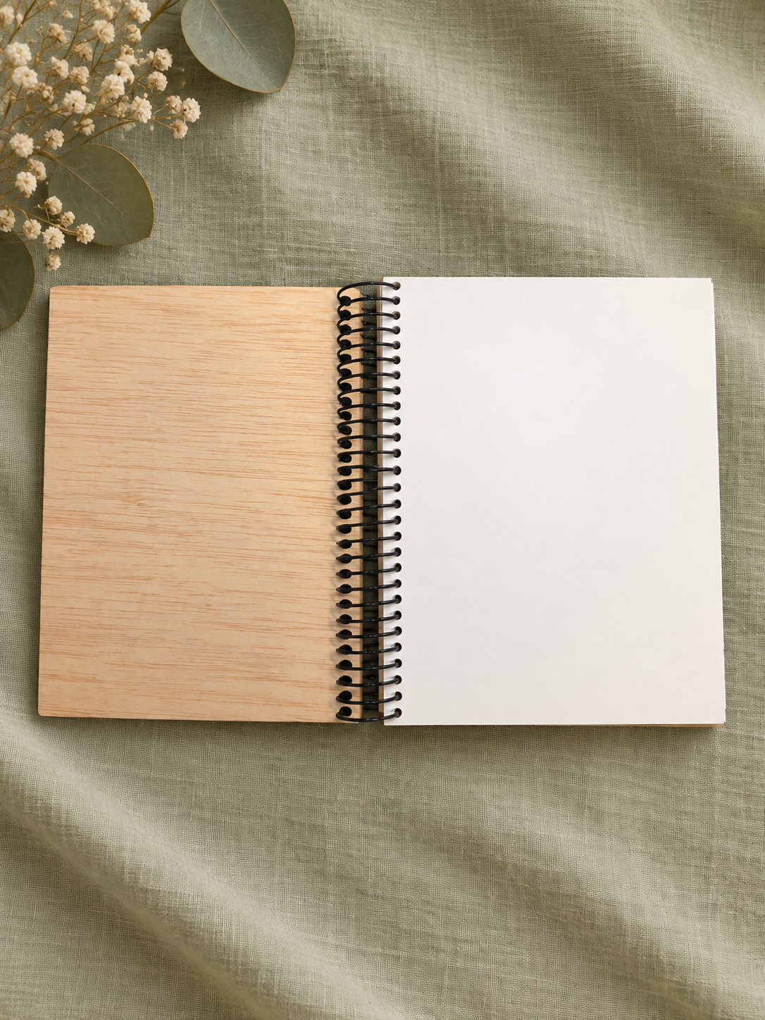 Libreta personalizada de madera A6